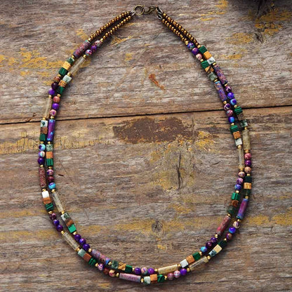 Edelstein-Choker-Kette - HarmonyNecklace 