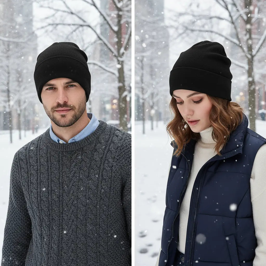 Onesize slouchy-mössa - Woolglow
