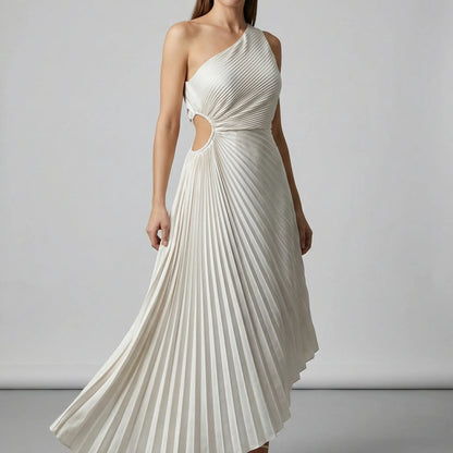 Einschulterkleid Mit Faltenrock - Lisann