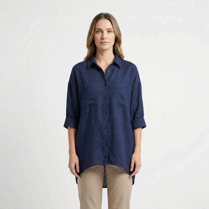 Elegante Damesblouse Met Knoopsluiting - Becky