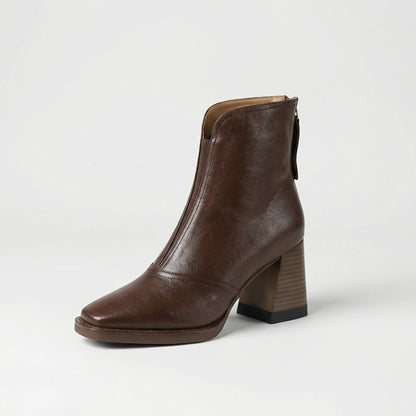 Elegante Stiefelette Mit Mittlerem Absatz - Kathryn
