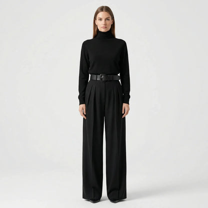 Elegantes Rollkragen-Hosen-Set Für Damen - Joanne