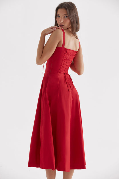 Eng Anliegendes Bustierkleid - FloralDream 