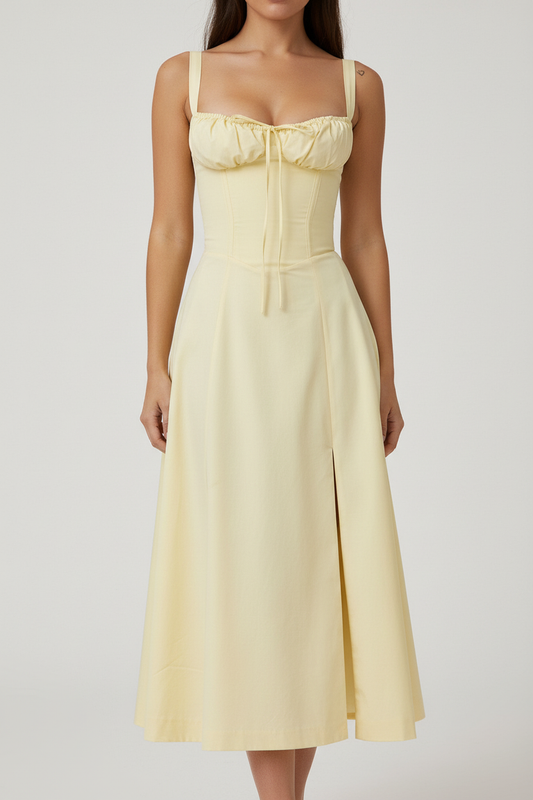 Eng Anliegendes Bustierkleid - FloralDream 