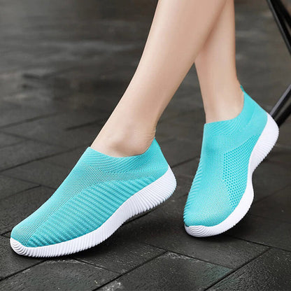 Damen Sneaker türkis, atmungsaktiv, rutschfest, bequem, für Freizeit und Sport.