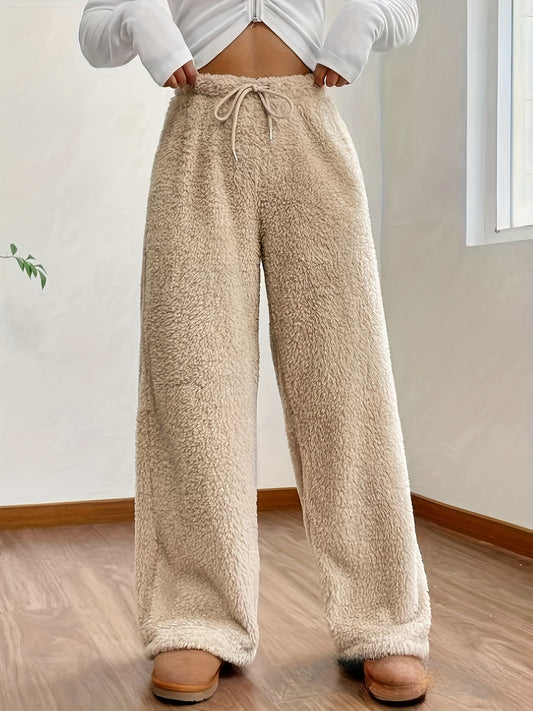 Mjuk Teddy Sherpa-loungebyxa för damer – Noémie Vintermagi-utgåva