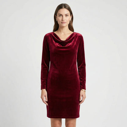 Festliches Kleid Mit Weichem Drapierausschnitt - Stacey