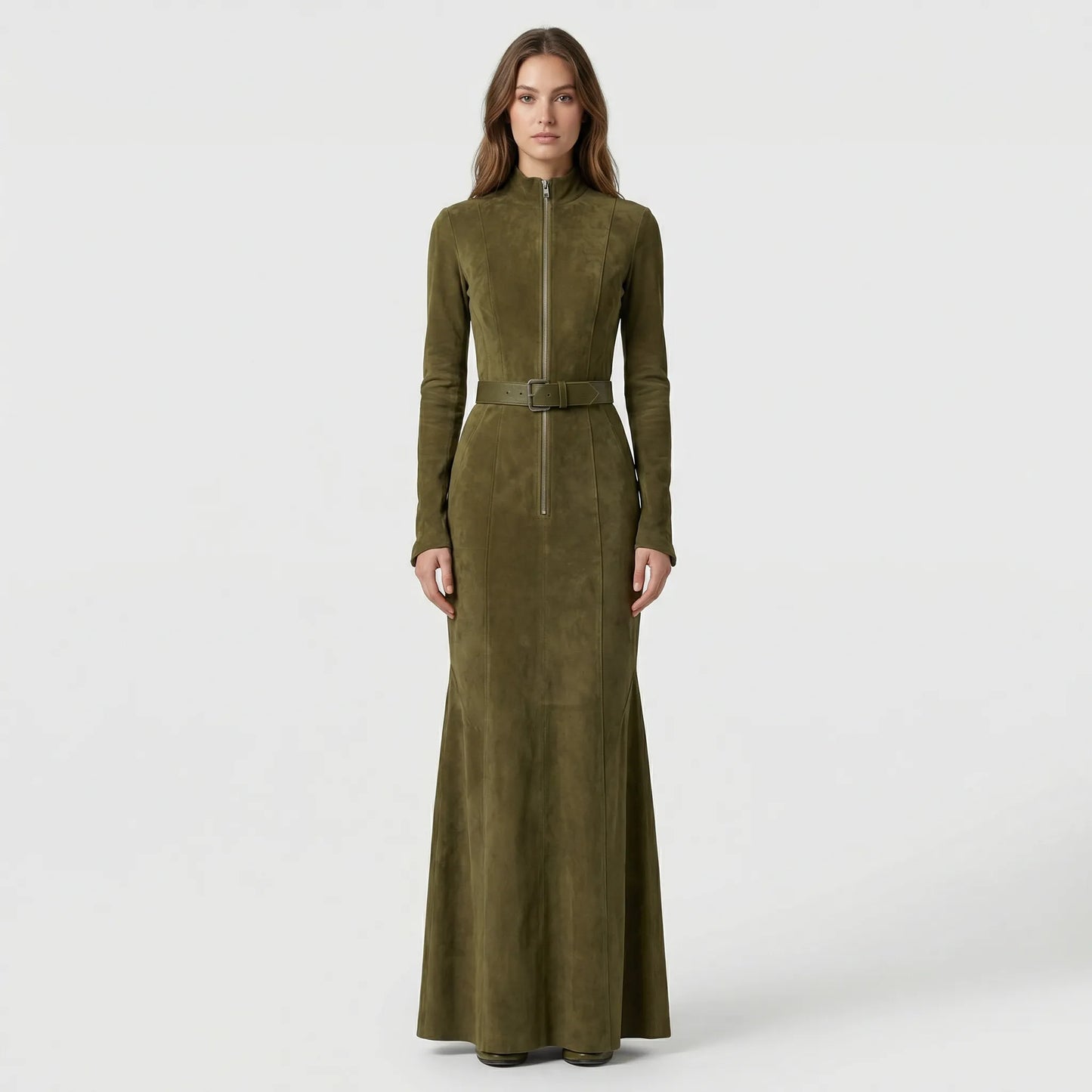 Figurbetontes Retro-Kleid Mit Seitenschlitz - Marcia