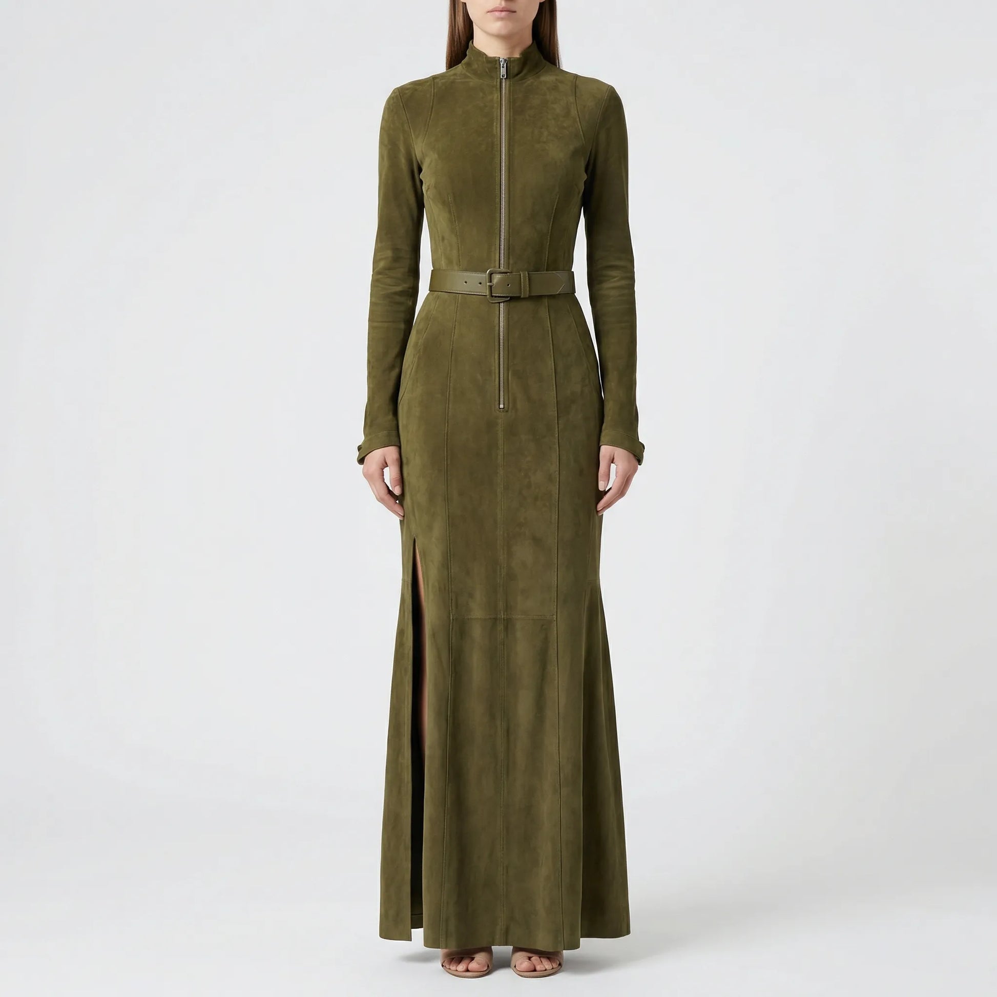 Figurbetontes Retro-Kleid Mit Seitenschlitz - Marcia