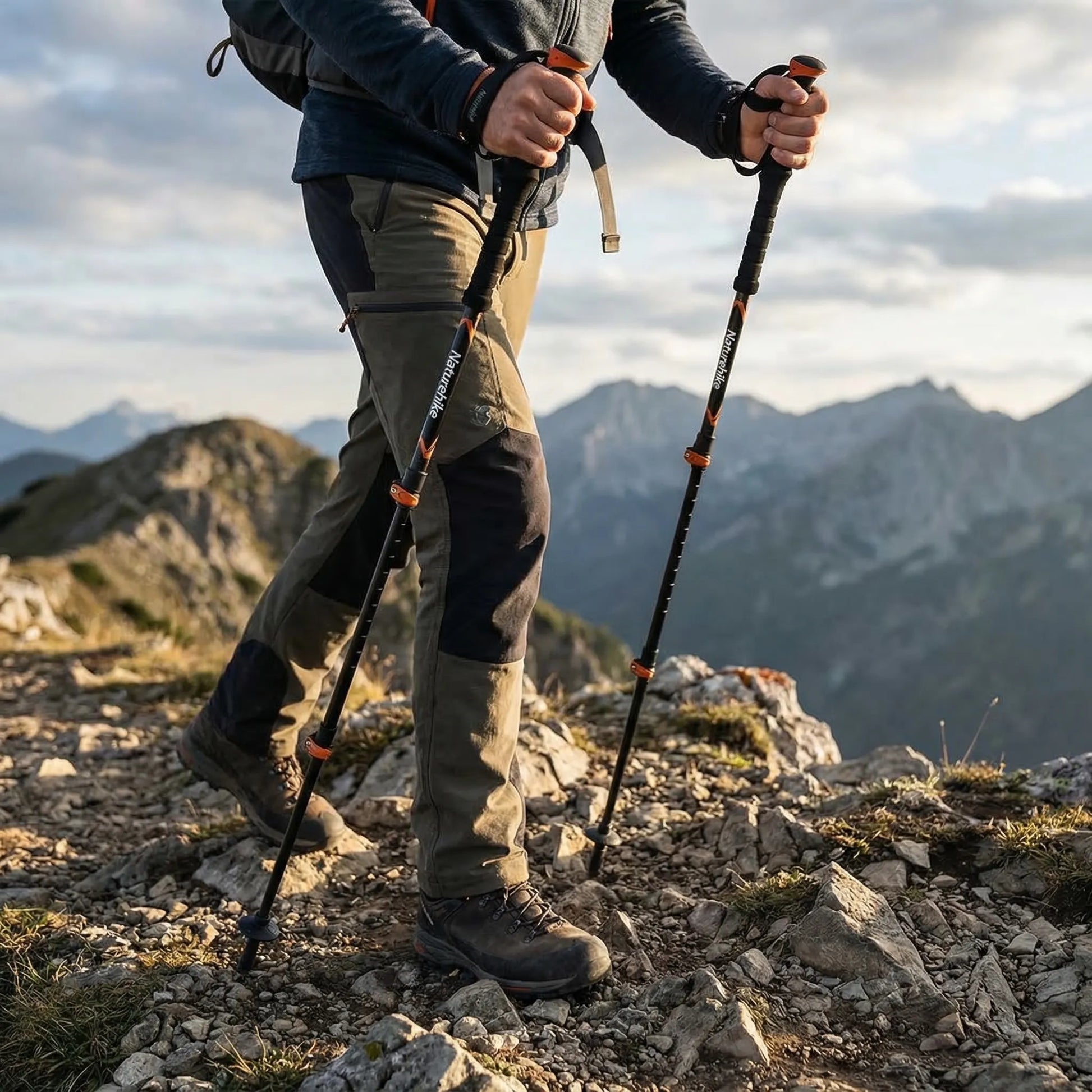 Five-Section Folding Trekking Pole -  Trekkon