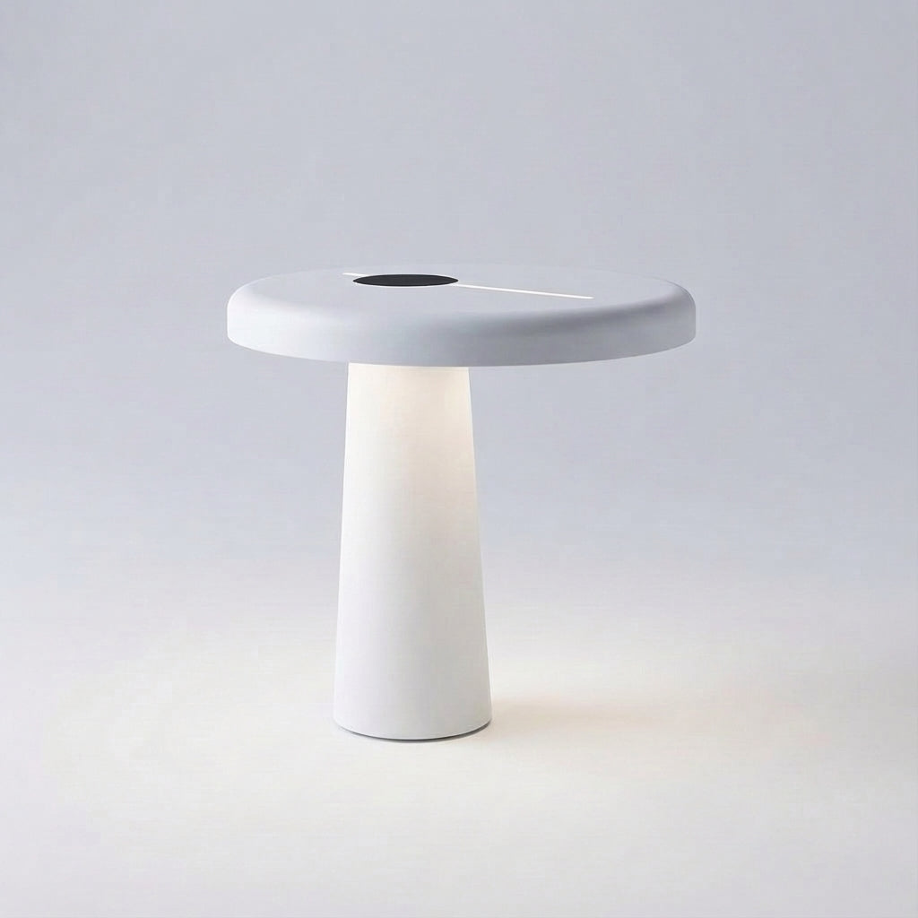 Flat Shade Minimalist Lamp -  Cirqula