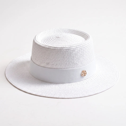 Flätad Hatt Med Platt Kulle - Calypsa