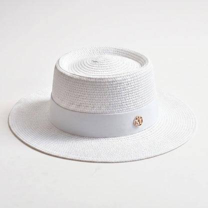 Flätad Hatt Med Platt Kulle - Calypsa