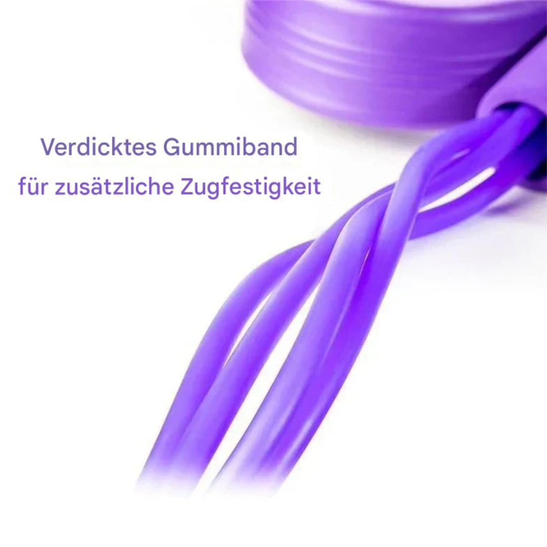 Lila Gummiband, verdickt, für zusätzliche Zugfestigkeit, Fitness, Widerstandsband.