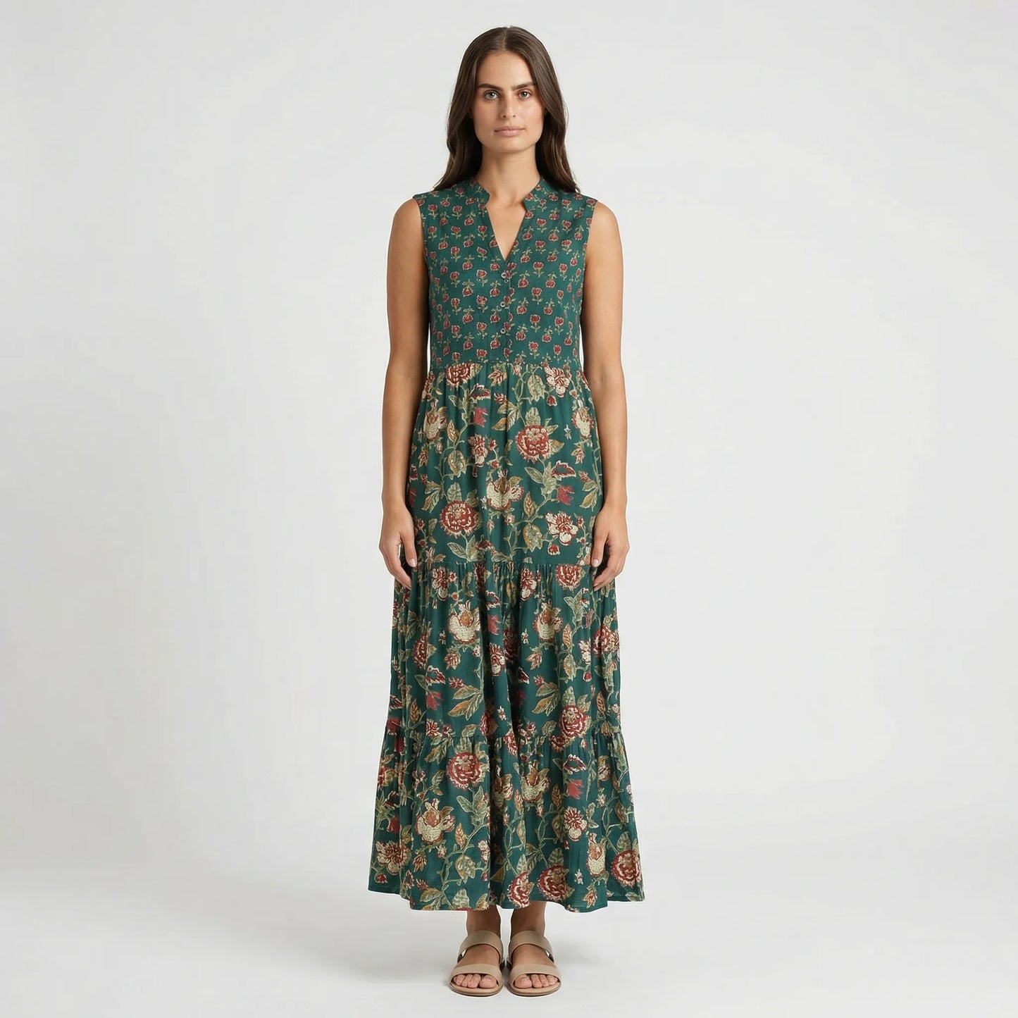 Fließendes Langes Sommerkleid - Alexia