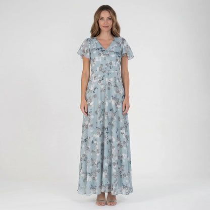 Floral Print Floaty Maxi Dress - Janie