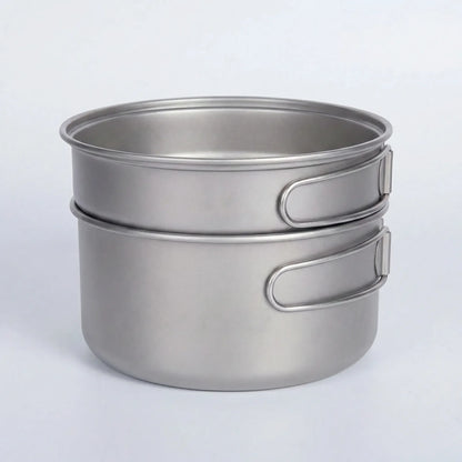 Folding Handle Titanium Cookware Set -  Trekforge