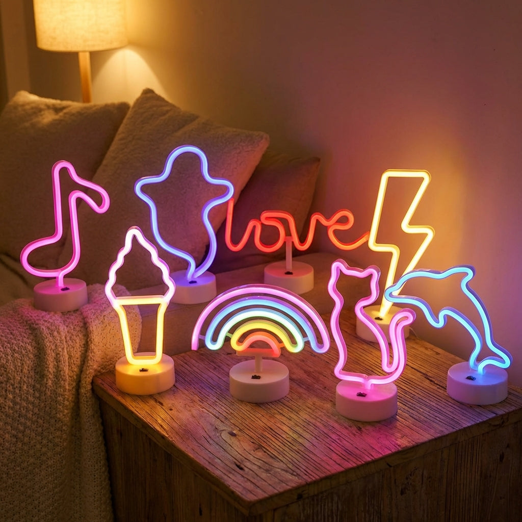 Freestanding Neon Table Lamp - Neonova