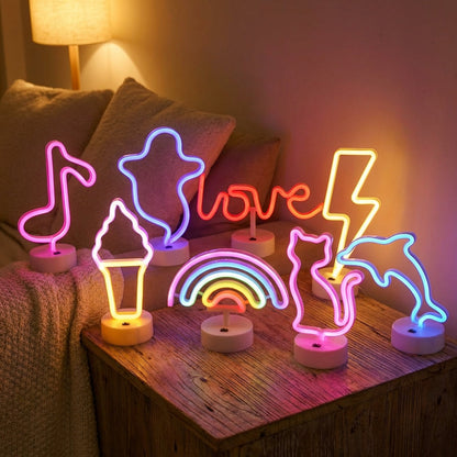 Freestanding Neon Table Lamp - Neonova