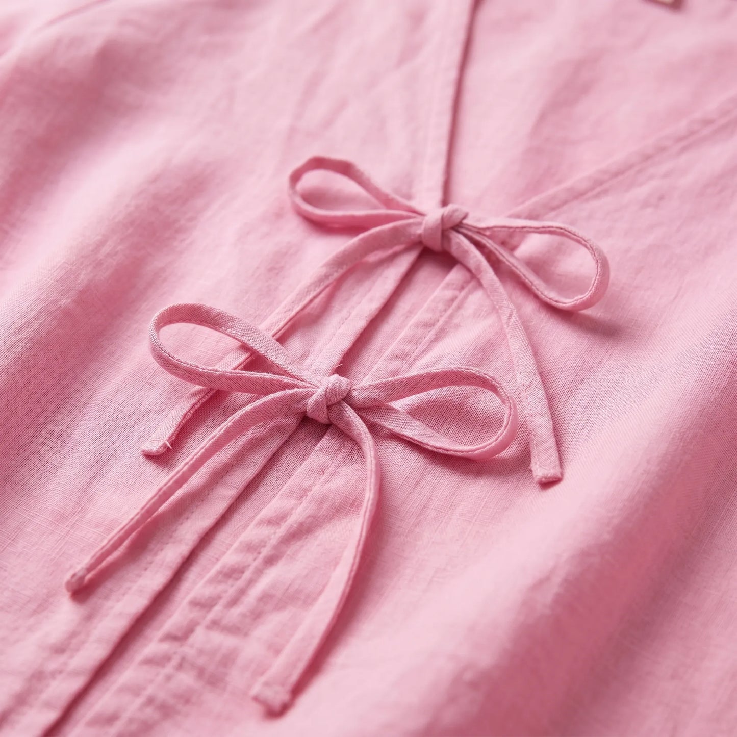 Front-tie Blouse -  Rosa
