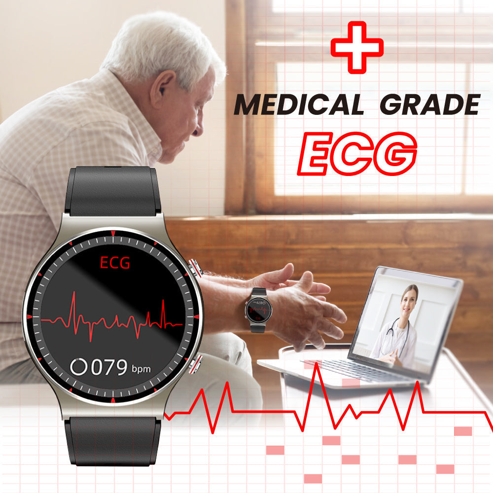 EKG-smartwatch med blodsyre- och hjärtfrekvenssensor – CardioTrack