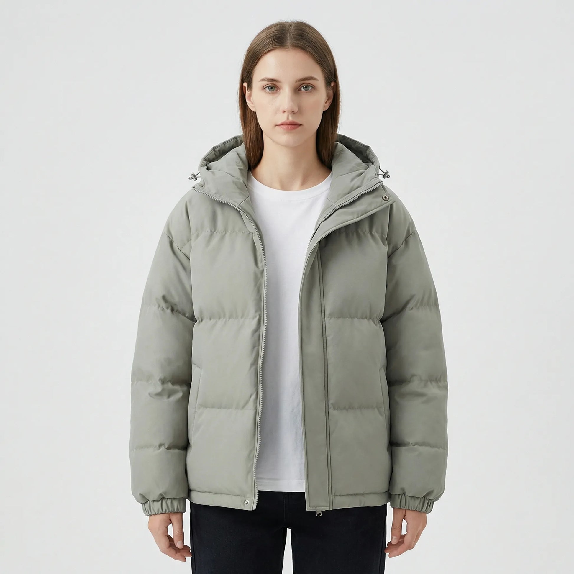 Gefütterte Winterjacke Mit Kapuze - Shawna