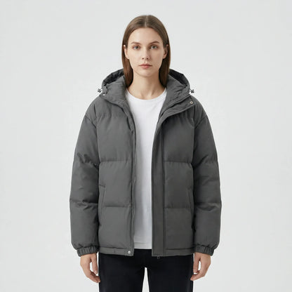 Gefütterte Winterjacke Mit Kapuze - Shawna