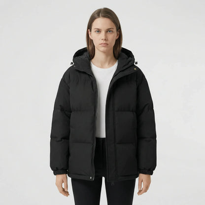 Gefütterte Winterjacke Mit Kapuze - Shawna