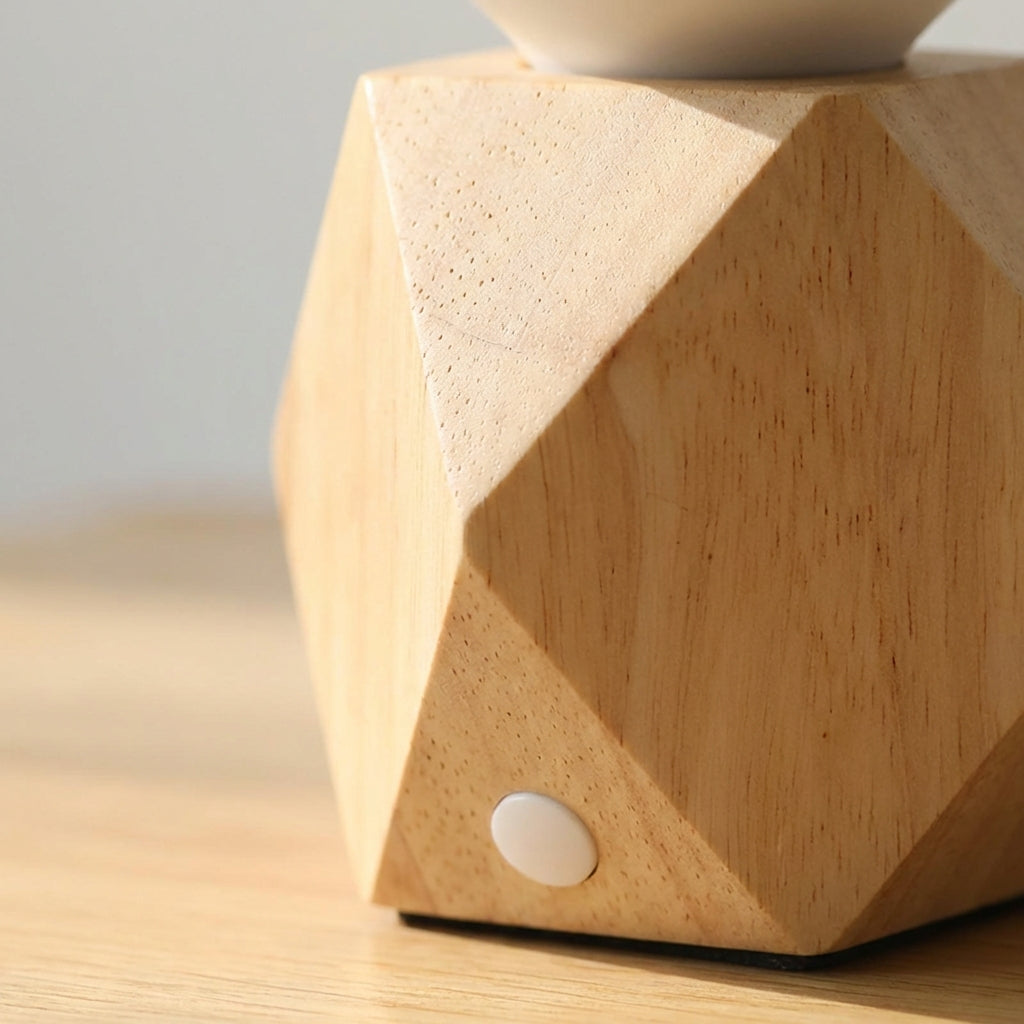 Geometric Base Bedside Lamp - Nordiqueo