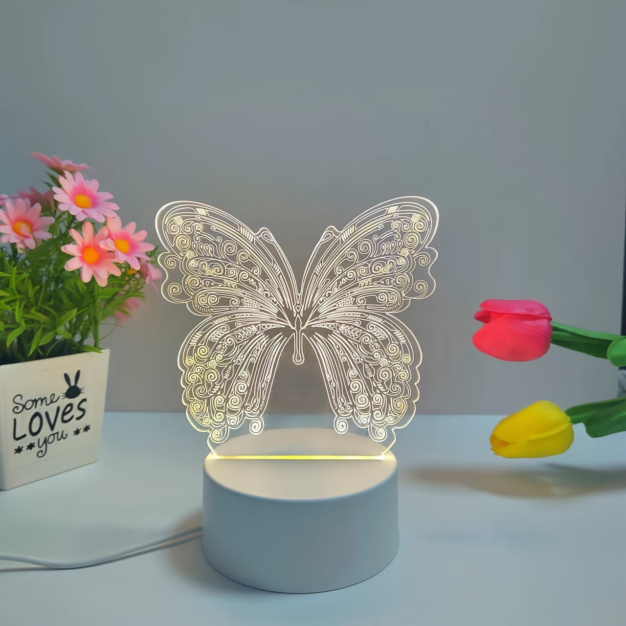 Geometric Butterfly Table Lamp -  Novabutter