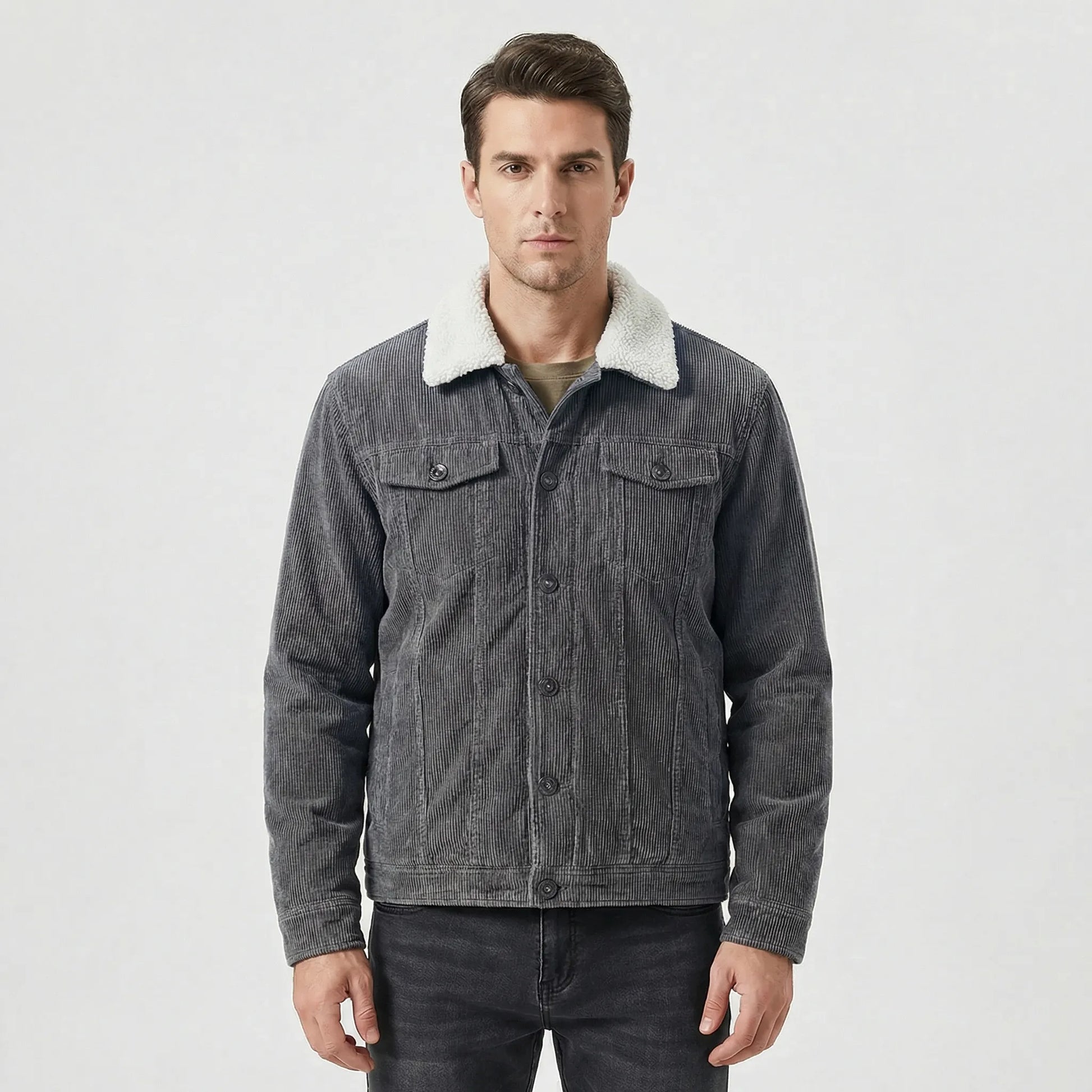 Gepolsterte Freizeitjacke Mit Kragen - Niko
