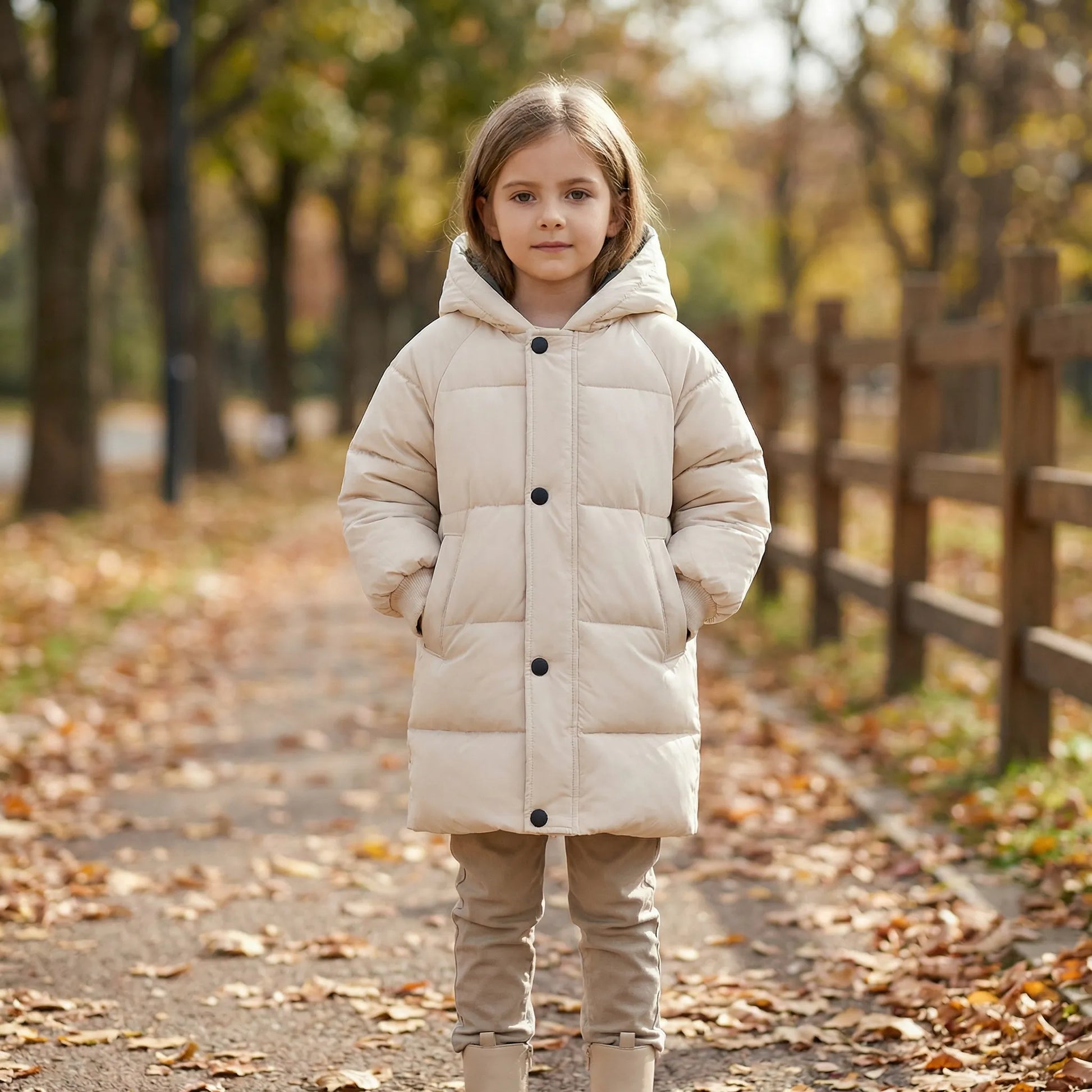 Gepolsterte Kinderjacke Für Herbst Und Winter - Billie