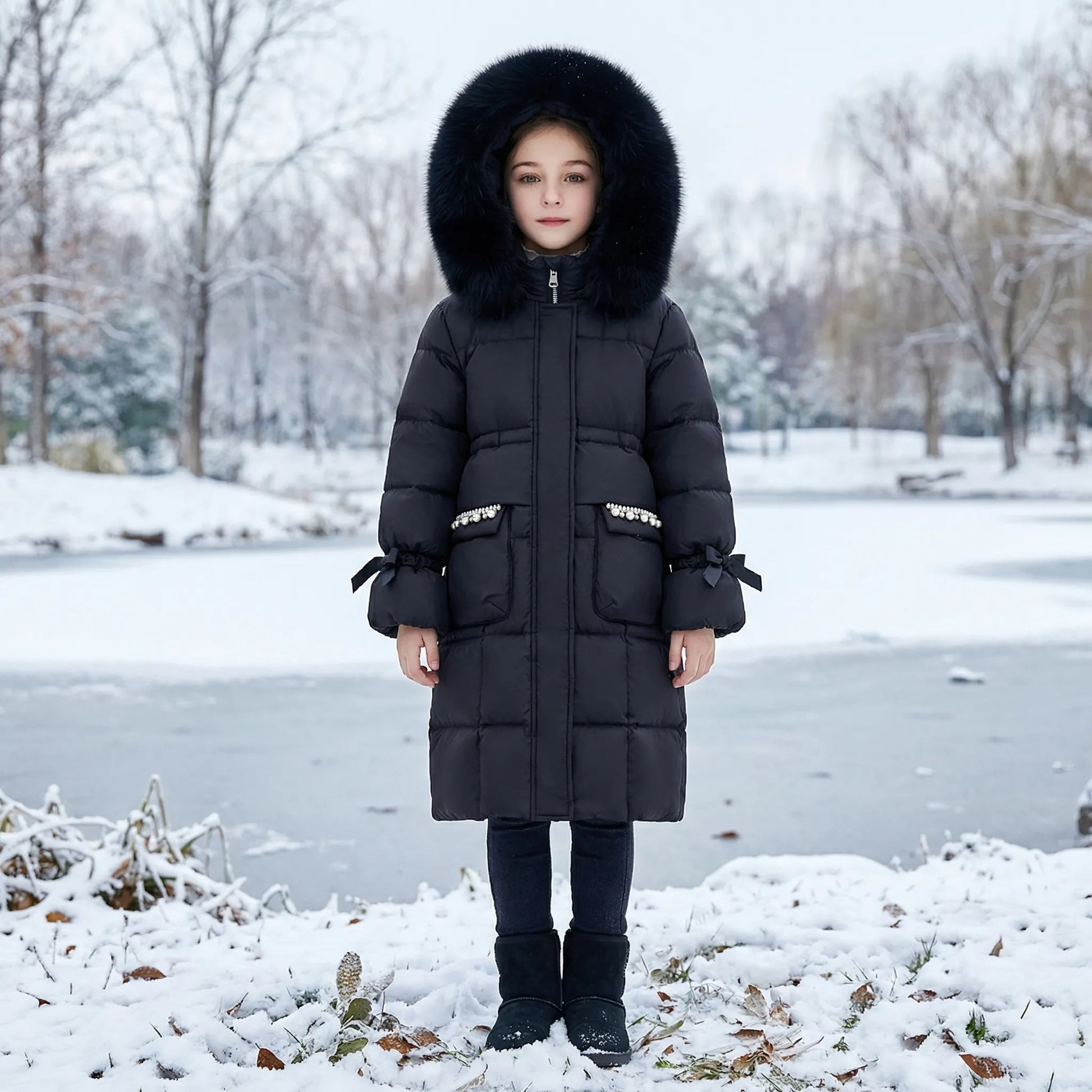 Gesteppter Wintermantel Für Mädchen - Glenda