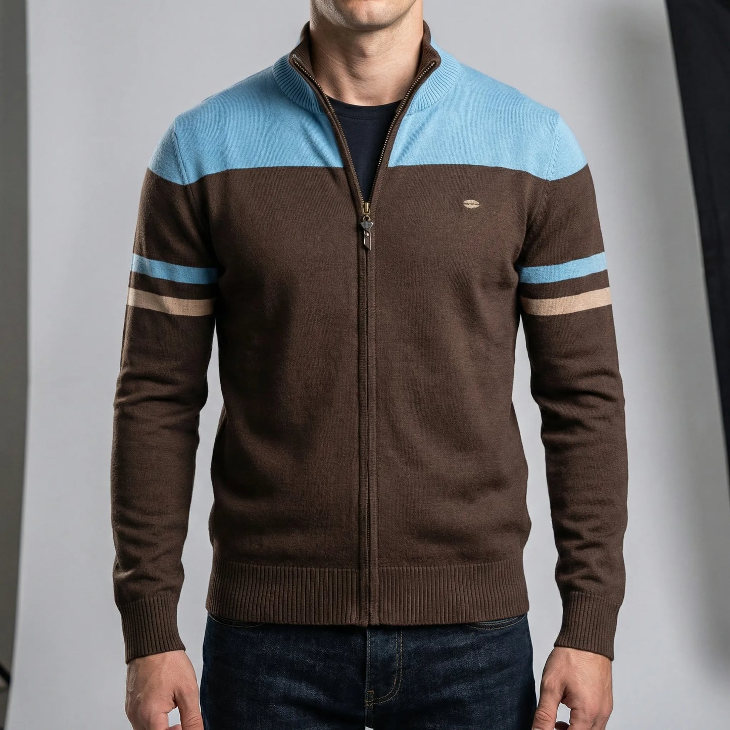 Gestreifte Schulter-Trainingsjacke - Ruben