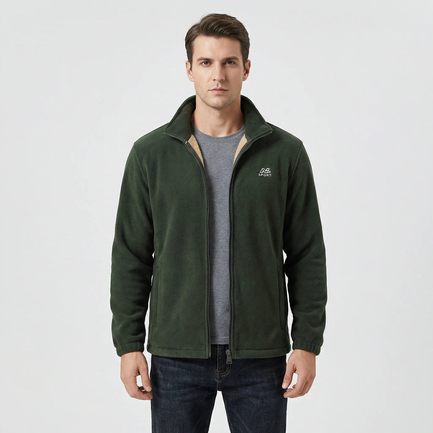 Gevoerd Outdoor Fleecevest Met Rits - Ken