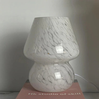 Glas Pilz Tischlampe - AuraShroom