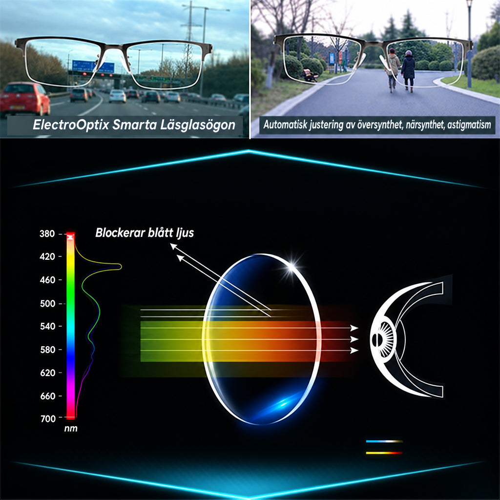 Progressive Multifocal Glasses for Near and Far Vision, Anti-Glare & UV 6
