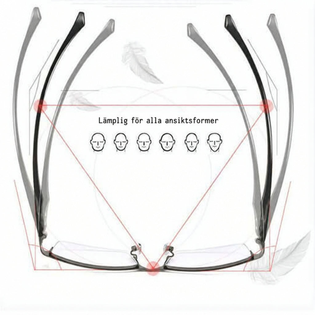 Progressive Multifocal Glasses for Near and Far Vision, Anti-Glare & UV 9