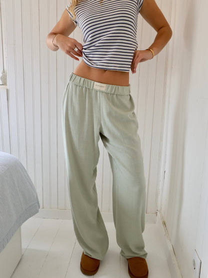 Dam-loungeshorts med randigt mönster – Elvira