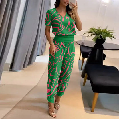 Stilig Mönstrad Jumpsuit - Nova