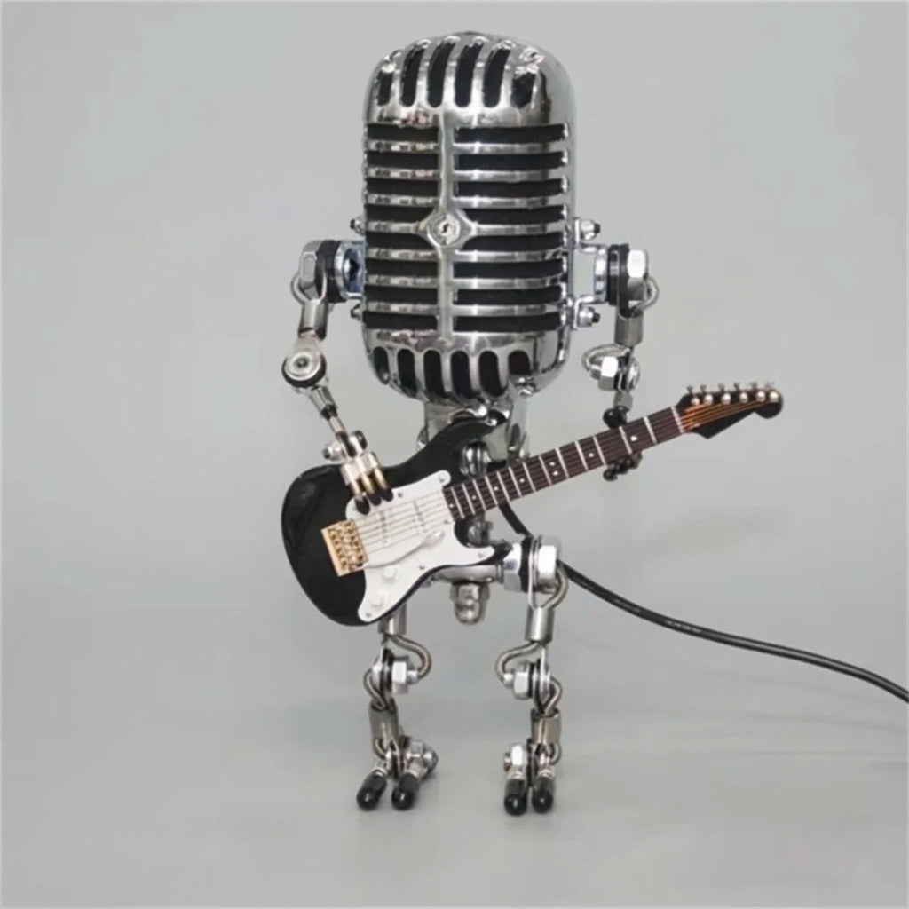 Guitar Themed Table Lamp -  StrumBot