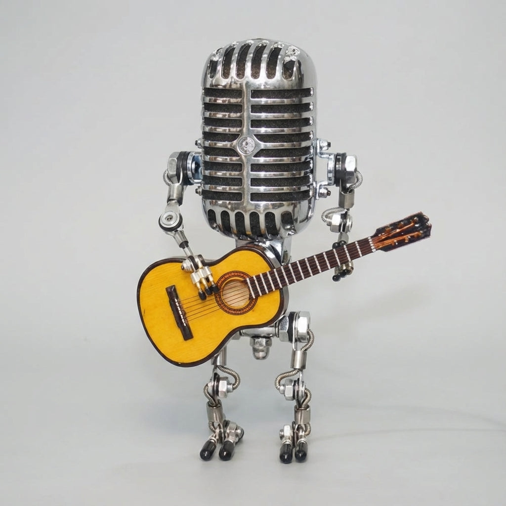 Guitar Themed Table Lamp -  StrumBot