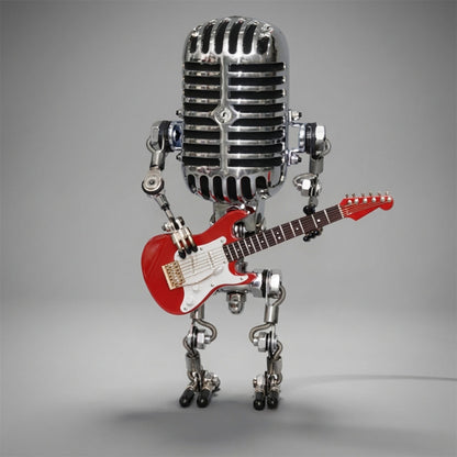 Guitar Themed Table Lamp -  StrumBot
