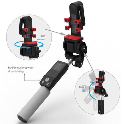 Bluetooth-selfiestång med 360° rotation – SpinShot