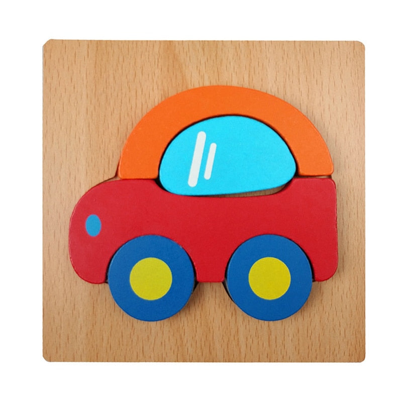 Montessori lärpussel i trä – Färgglädje (1+1 gratis)