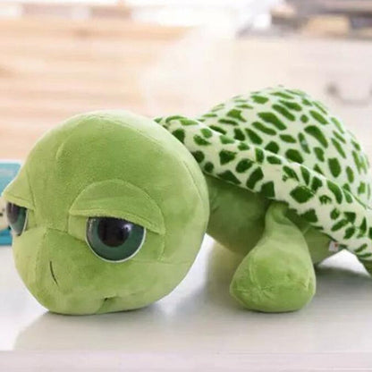 Mjuk plyschsköldpaddakramdjur med realistisk design – Kramturtle