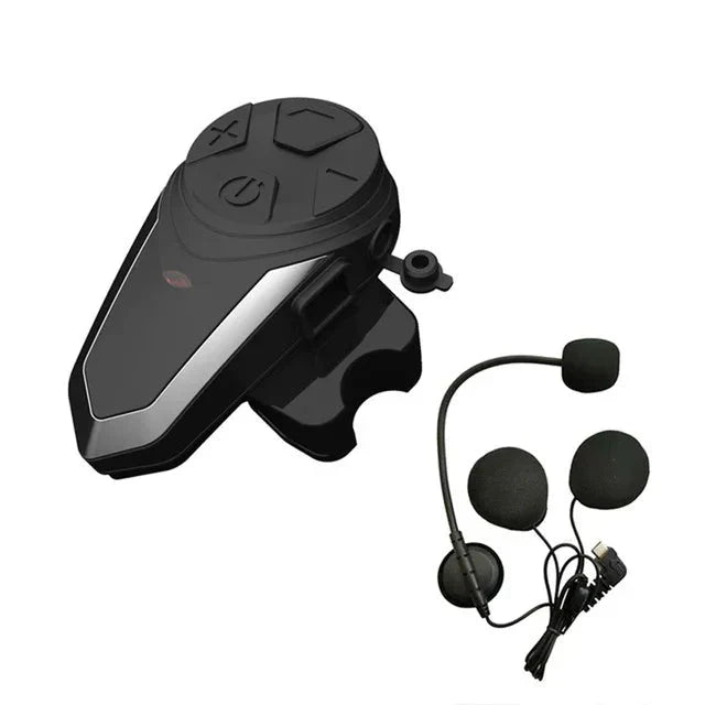 Bluetooth-intercom för motorcykelhjälm med FM och 1000 m räckvidd – RoadLink S3