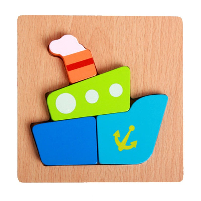 Montessori lärpussel i trä – Färgglädje (1+1 gratis)