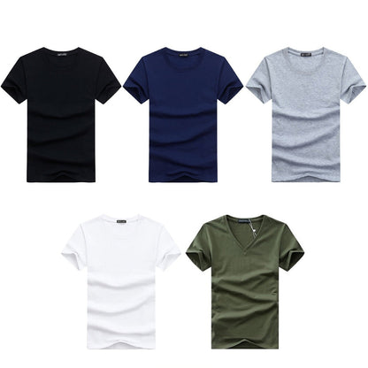Slim Fit V-ringad T-shirt herr – Bekväm & vardaglig – Jonas