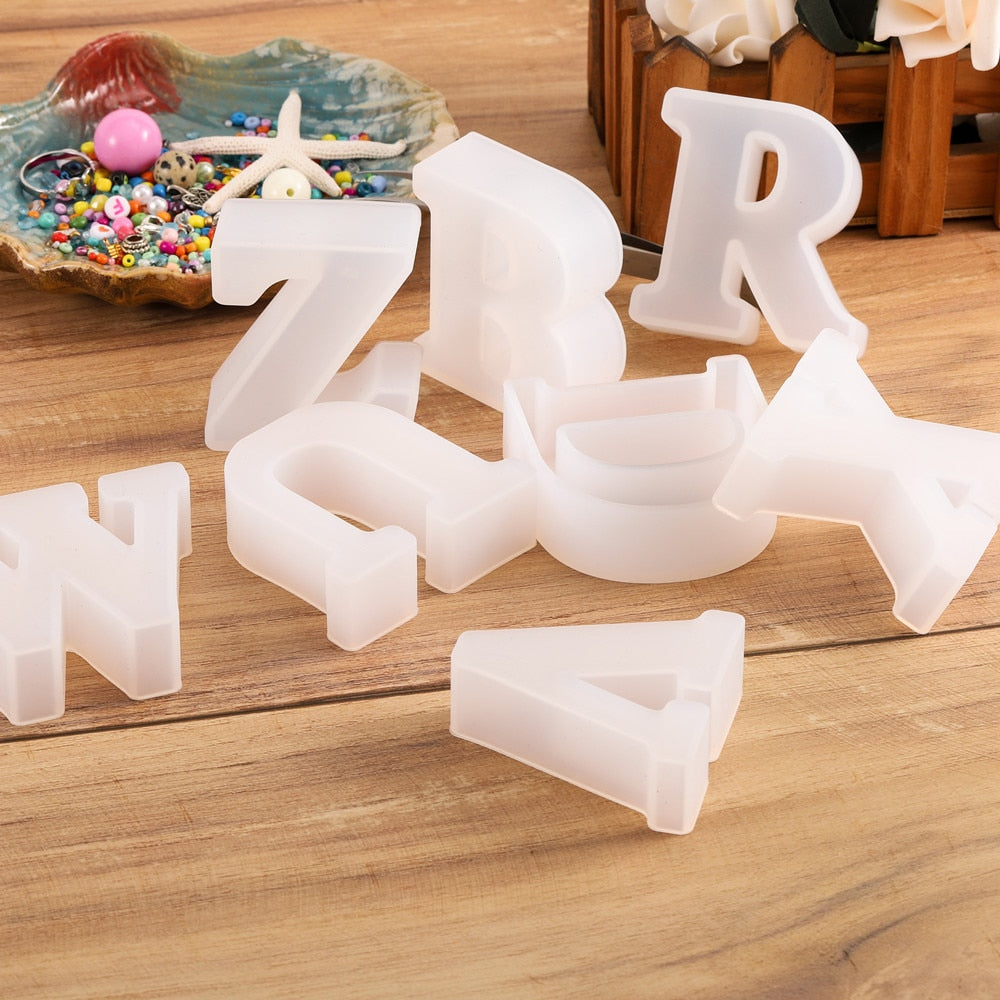 3D Silikonform för att gjuta chokladbokstäver – Bakglädje (1+1 gratis)